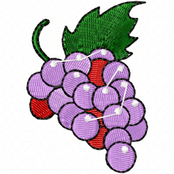 Grapes Embroidery Design 6 Grapes Embroidery Design 6